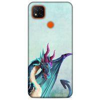 Xiaomi Redmi 9C Kılıf Dragons (19) Kılıfları Mavi Ejderha
