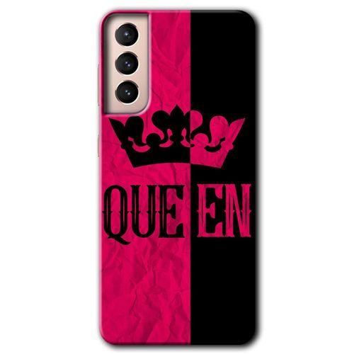Samsung Galaxy S21 Kılıf HD Desen Baskılı Arka Kapak - Queen