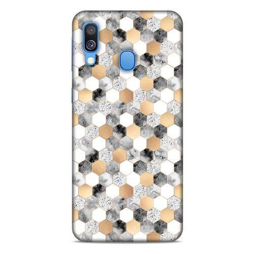 Mermer Desenli (50) Tema Shockproof Kılıf Koyu Gri Samsung Galaxy A40 Kılıf