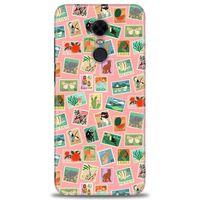 Xiaomi Redmi 5 Plus Kılıf HD Baskılı Kılıf - Pullar + Tam Ekran Koruyucu