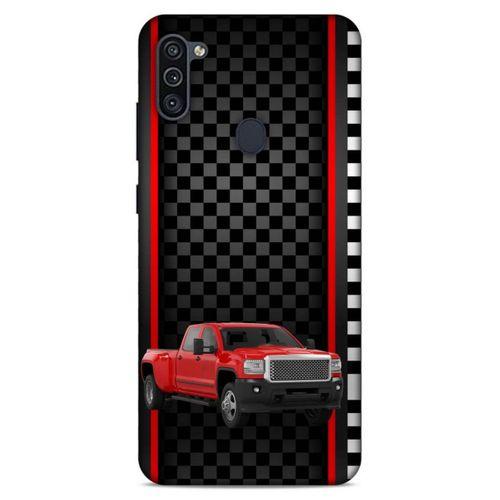 Lopard Samsung Galaxy M11 Uyumlu Kılıf PickUpX (6) Silikon Kılıf Kırmızı