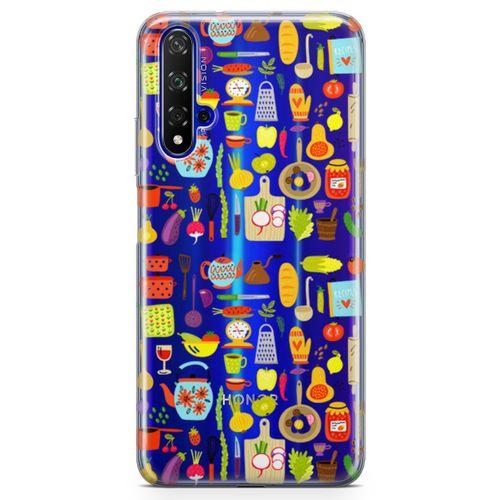 Huawei Nova 5t Kılıf Pratik Mutfak Gereçleri Arka Kapak Koruma Desenli Full Koruyucu