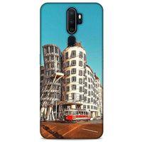 Oppo A9 2020 Kılıf Dünya Mimarisi (35) Fit Design Kılıf The Dancing House Çekya