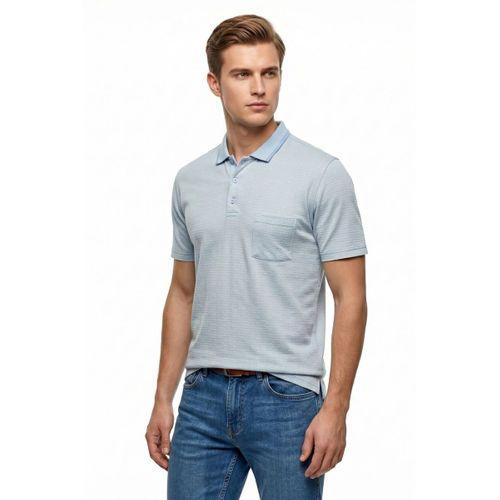 Erkek Polo Yaka Kısa Kollu Cepli Tişört Klasik Kalıp 5302 BGL-ST05534