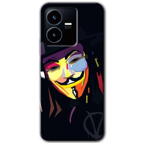 Vivo Y35s Kılıf HD Desen Baskılı Arka Kapak - Vendetta