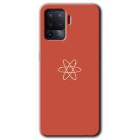 Oppo Reno 5 Lite Kılıf Kapak - Atom +Hayalet Ekran Yandan Gözükmez