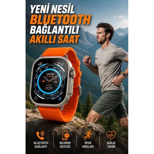 Akıllı Saat Uyku Ve Spor Takibi Yeni Nesil Bluetooth Bağlantılı Amoled Ekran
