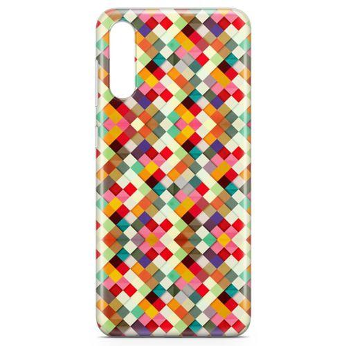 Samsung Galaxy A50s Kılıf Karo Taşlar Arka Kapak Koruma Desenli Full Koruyucu