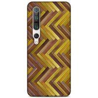 Lopard Xiaomi Mi 10 Pro Uyumlu Kılıf Wood'X (31) TPU Kılıf Baskılı