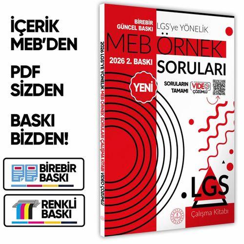 2026 8 Sınıf LGS’ye Yönelik MEB Örnek Soruları Sayısal-Sözel Tamamı Video Çözümlü BASKI ÜCRETİ