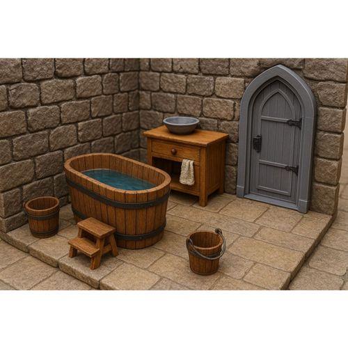 Château Fort M di Val 1/12 Bölüm 08 Banyo