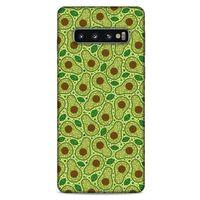 Frutix Avokado 01 Samsung Galaxy S10 Kılıf Desenli Silikon