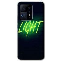 Xiaomi Mi Mix 4 HD Baskılı Kılıf + 9D Tam Ekran Koruyucu - Neon İnscription