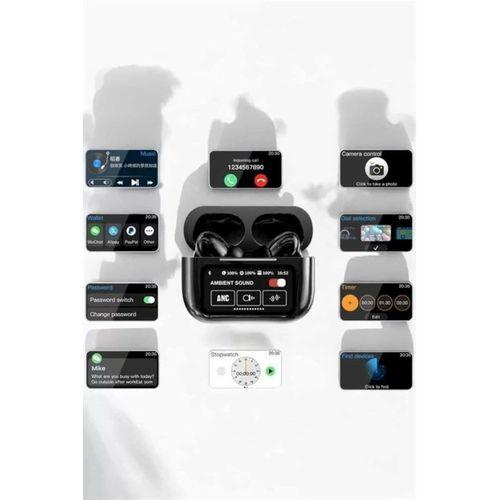 Bluetooth Kulaklık Kablosuz Ekranlı Anc/enc Destekli Dokunmatik