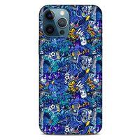 Graffitix (2) Desenli Silikon Kapak Apple iPhone 12 Pro Max Kılıf