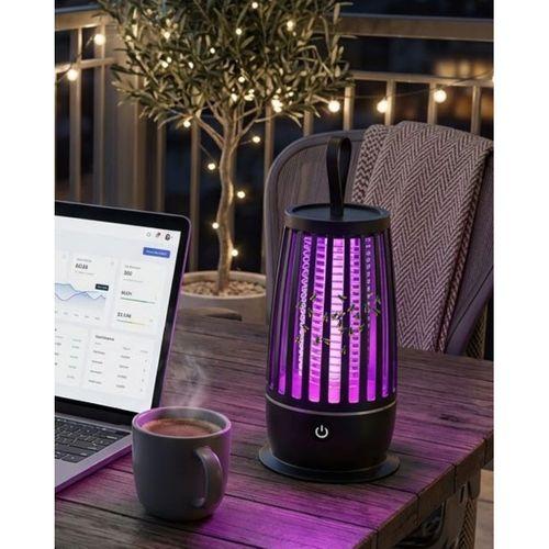 Elektrikli Böcek Öldürücü Uv Mor Işık Sessiz Çalışma Gece Lambalı Güvenli Kullanım