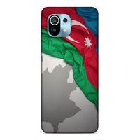 Xiaomi Mi 11 Uyumlu Kılıf Azarbaijan (9) Kılıf Kumaş Bayrak