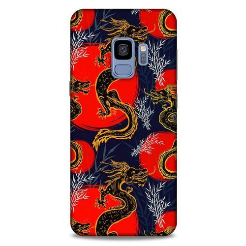 Samsung Galaxy S9 Kılıf Dragons (30) Silicone Case Ejderha Cizimi