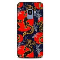 Samsung Galaxy S9 Kılıf Dragons (30) Silicone Case Ejderha Cizimi