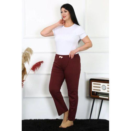 Kadın Pamuklu Büyük Beden Alt Pijama