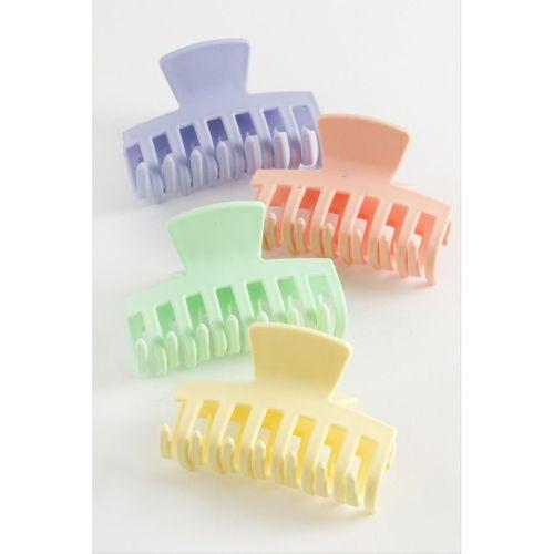 Düz Renkli Mandal Toka 6 cm