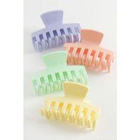 Düz Renkli Mandal Toka 6 cm