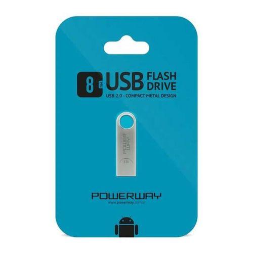 Powerway PW-8GB 8 GB USB 2.0 Mini Metal Flash Bellek