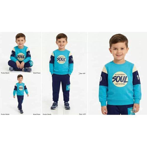 4/10 Yaş Kargo Cepli Penye Çocuk Takımı