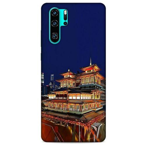Huawei P30 Pro Kılıf Dünya Mimarisi (48) Bumper Kılıf Chinatown