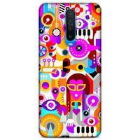 Lopard Xiaomi Redmi K30 5G Uyumlu Kılıf Soyut Sanat (20) Desenli Koruyucu Kılıf