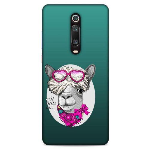 Animax Pembe Fularlı Lama Xiaomi Mi 9T Kılıf Desenli Silikon