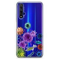 Honor View 20 Kılıf Enjektör Ve Virusler Arka Kapak Koruma Desenli Full Koruyucu