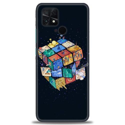 Xiaomi Poco C40 Kılıf HD Baskılı Kılıf - Küplerdeki İnsanlar + Tam Ekran Koruyucu