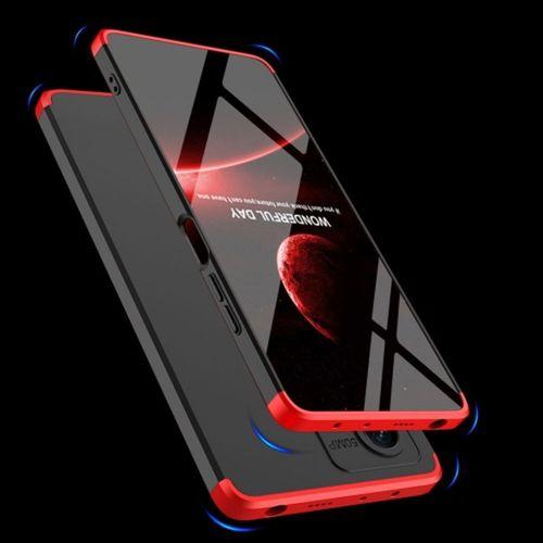 Xiaomi Redmi Note 12 Pro Kılıf 3 Parçalı 360 Tam Korumalı Rubber AYS Kapak - Mavi Siyah