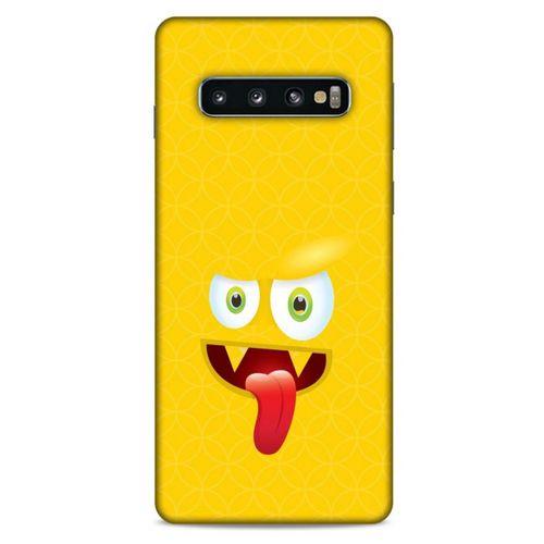 Emojix (6) Samsung Galaxy S10 Kılıf Silikon Kapak Desenli