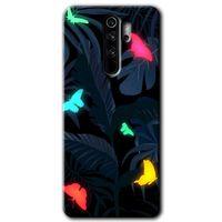 Redmi Note 8 Pro Kılıf HD Desen Baskılı Arka Kapak - Lighter Butterfly + Kırılmaz Cam