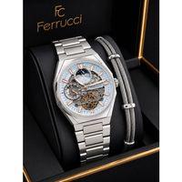 Ferrucci Otomatik Ve Kurmalı Güneş Ve Mehtap Kadranlı 2 Yıl Garantili Erkek Kol Saati BFC.M3558.S5