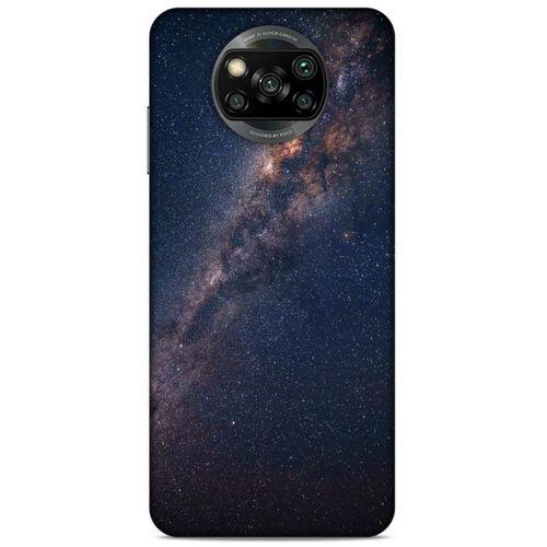 Lopard Xiaomi Redmi Poco X3 Uyumlu Kılıf Gece'S (8) Baskılı Kılıf Lacivert