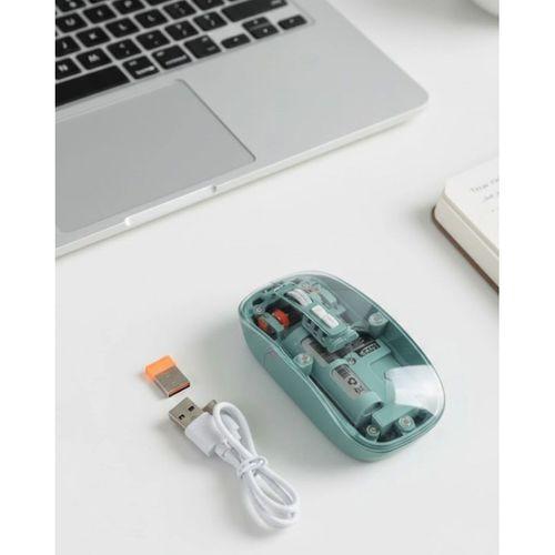 Pilli Kablosuz Mouse Bluetooth Ve Usb Uyumlu Sessiz Tıklama