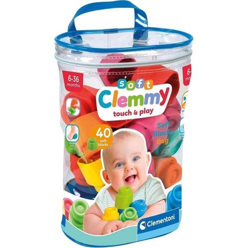 Eğitici Çocuk 17878 Soft Clemmy - Yumuşak Blok Çantası - 40 parça 6-36 ay