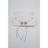 Çoklu Set Küpe - Gümüş