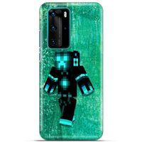Lopard Huawei P40 Pro Uyumlu Kılıf PiXel (45) Liquid Air Kılıf Tron