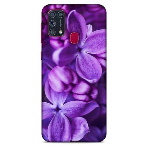Samsung Galaxy M31 Uyumlu Kılıf Mor Delisi (32) Soft Silikon Kılıf Leylak