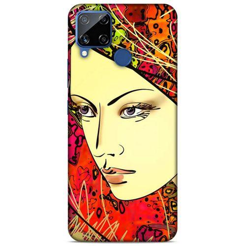 Lopard Oppo Realme C15 Uyumlu Kılıf Sürreal Yüzler ♀ (31) TPU Kılıf Baskılı
