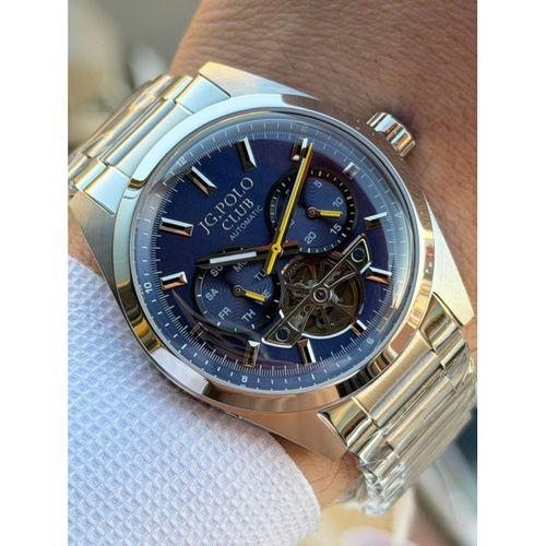 JG.Polo Club Otomatik Mekanizma İtalyan Tasarım Bileklik 5Atm Suya Dayanıklı Erkek Kol Saati 04102.2