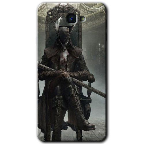 MRCİLETİSİM Samsung Galaxy J7 Prime 2 Kılıf HD Desen Baskılı Arka Kapak + Temperli Cam - Bloodborne Hunters