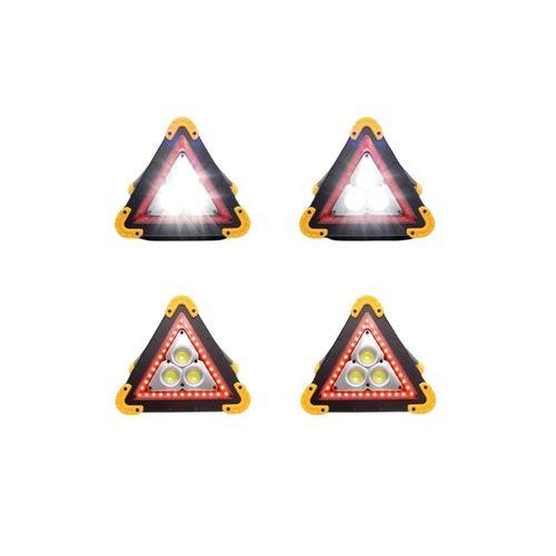 Solar Şarjlı Çok Fonksiyonlu Reflektör Işıklı Ikaz Lambası Acil Durum Reflektörü Acil Durum Uyarı Lambası