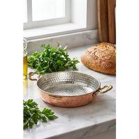 Turna Bakır Soylu Tava 5 No 22 Cm İnce Kırmızı Turna7606-1