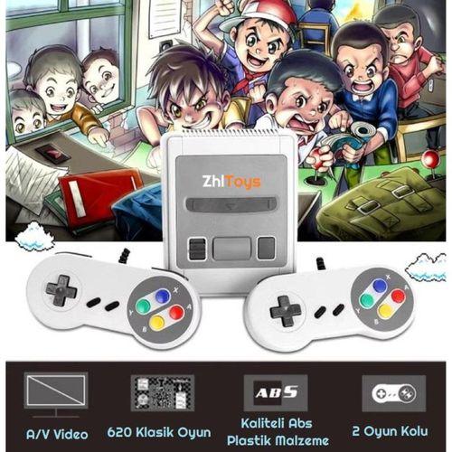 Zhltoys 620 Oyunlu Mini Retro Atari Oyun Konsolu Klasik Oyunlu Tv Atarisi 2 Kollu Oyun Konsolu