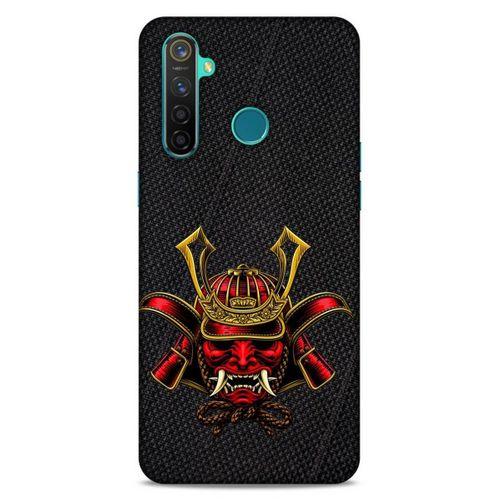 Lopard Oppo Realme 5 Pro Uyumlu Kılıf Tattoo's (36) Glitter Kılıf Kırmızı Şeytan